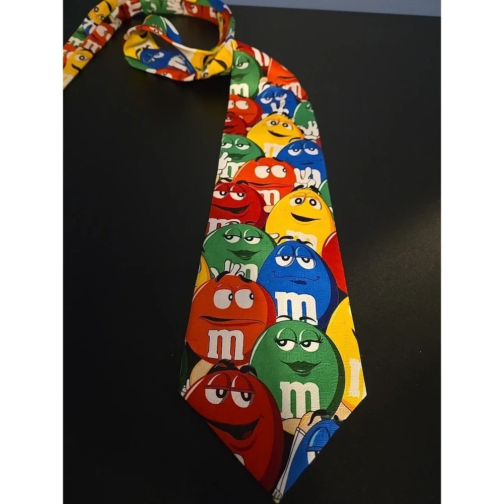 M&M's Characters All Over Tie by Ralph Marlin & Co.  Multicolor‎ All Over Large